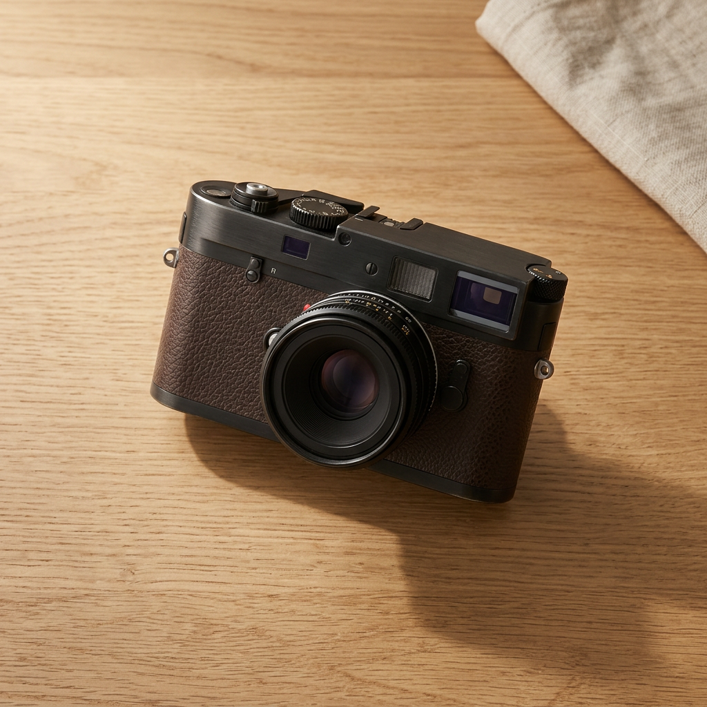 Винтажная камера на дереве — lookbook