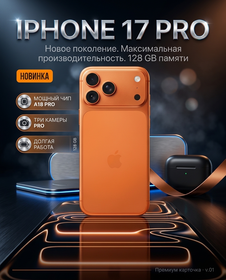 iPhone 17 Pro — Cadrik
